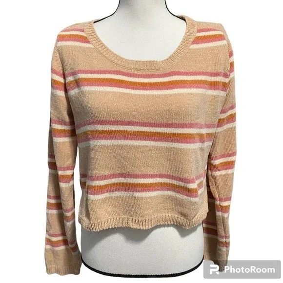L*Space Sun Seeker Cropped Knit Sweater Size Small - Picture 2 of 5